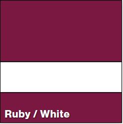 Ruby/White ULTRAMATTES FRONT 1/16IN - Rowmark UltraMattes Front Engravable